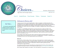 Tablet Screenshot of choicesdonations.com